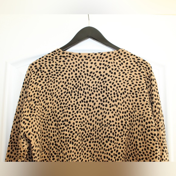 J. Crew cheetah print sweater (women’s XXL) (NWT) - Picture 9 of 13